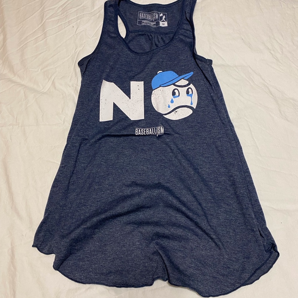 Baseballism Women's Navy Tank Top